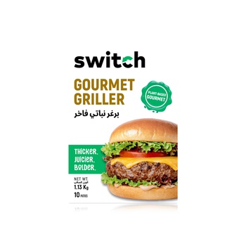 Switch Gourmet Plant Based Griller Patties x 10 1.13kg