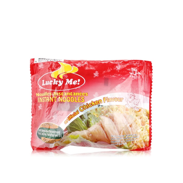 اشتري Lucky Me instant noodles chicken flavour 55g في الامارات