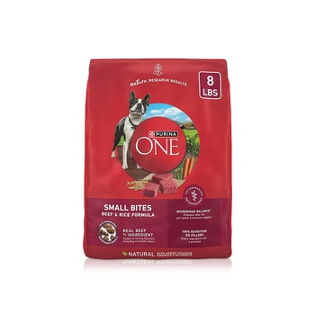 Purina One Small Bites Beef and Rice Formula Dry Dog Food 3.6kg