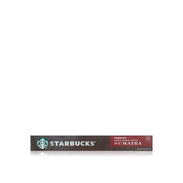 Buy Starbucks sumatra coffee capsules by Nespresso x10 55g in UAE