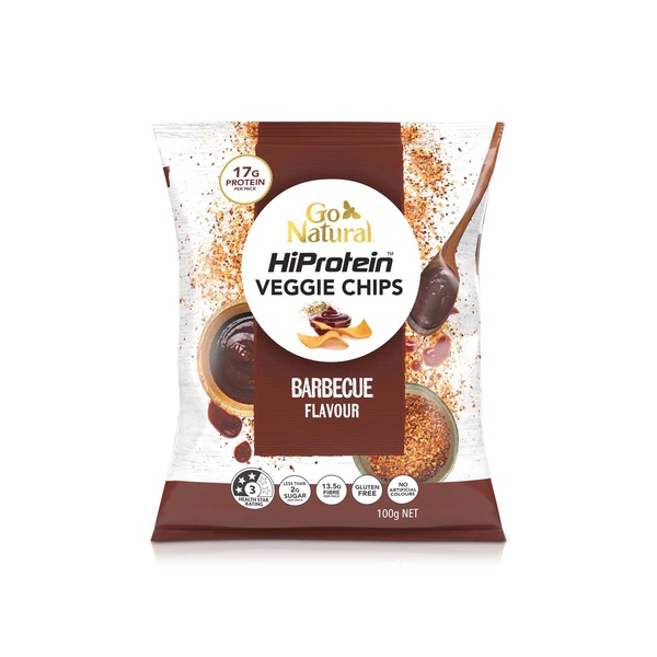 Go Natural Hiprotein Veggie Chips Barbecue 100g