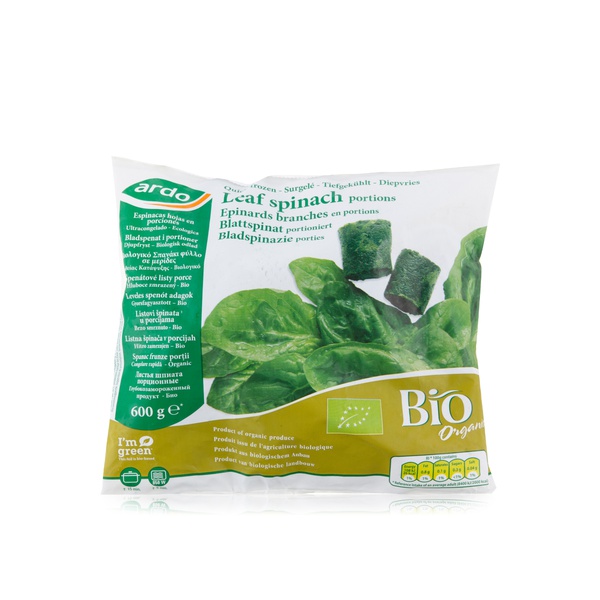 Buy Ardo organic spinach 600g in UAE