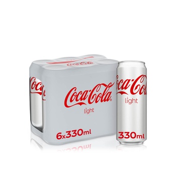 Coca Cola Light Cans 330ml x 6