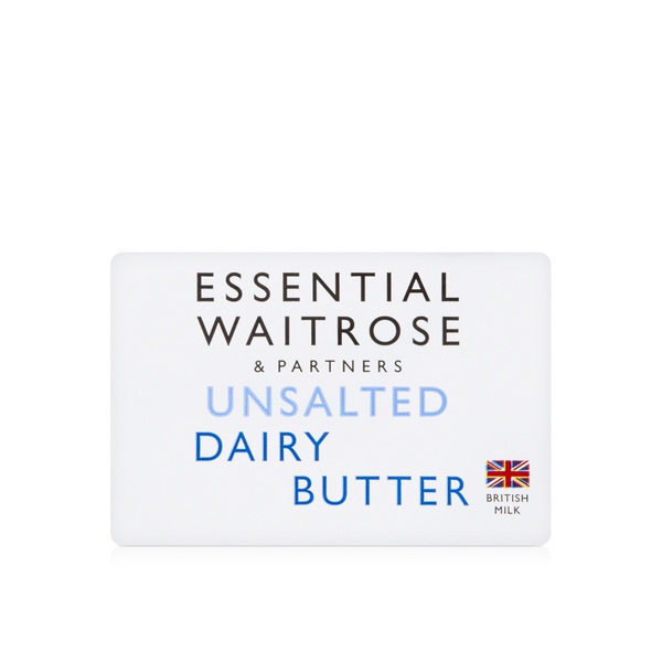 Waitrose Essential Unsalted Dairy Butter 250g