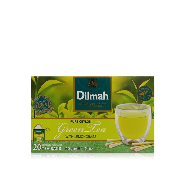 Dilmah Green Tea Lemongrass 20 Bags