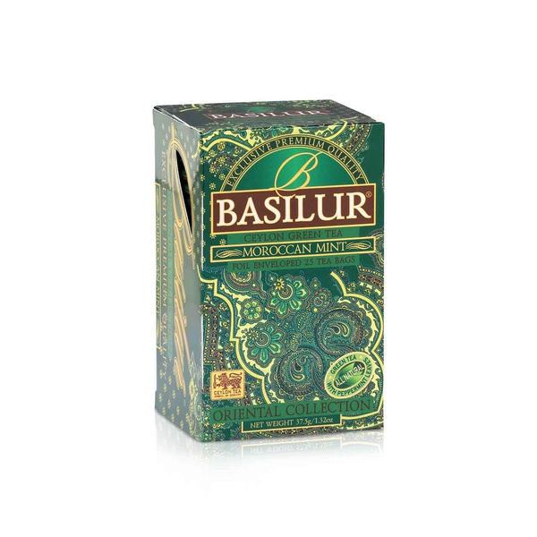 Basilur Moroccan Mint Green Tea 25 Bags