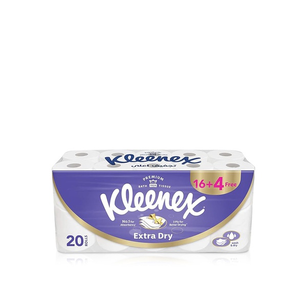 Kleenex Extra Dry Toilet Tissue 20 Rolls