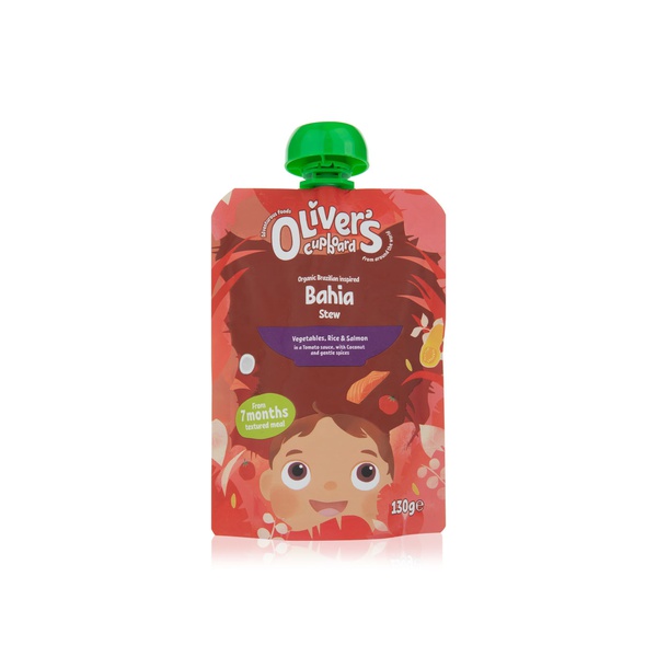 Buy Olivers Cupboard organic bahia stew weaning food 130g in UAE