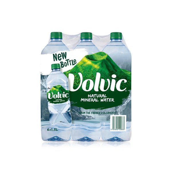 Volvic Natural Mineral Water 1.5 litre x 6