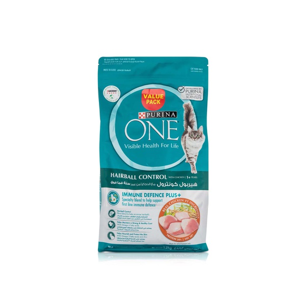 Purina One Hairball Control Chicken Cat Food 1.25kg