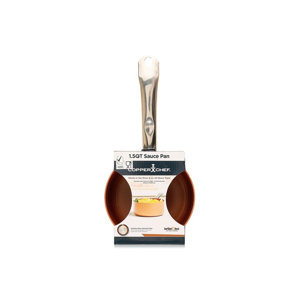 Copper Chef sauce pan 1.5qt Spinneys UAE