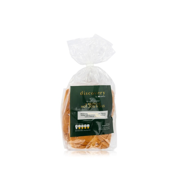 Discovery by Spinneys Brioche Hotdog Rolls x 4 220G