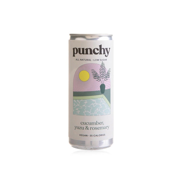 Punchy Cucumber Yuzu and Rosemary Soft Drink 250ml