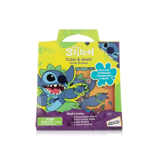Disney Stitch Color and Jewel Velvet Stickers