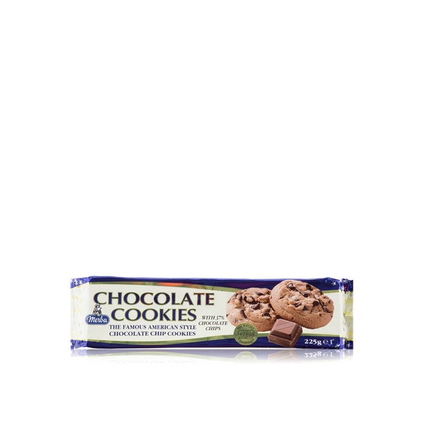 Buy Merba chocolate cookies 225g in UAE