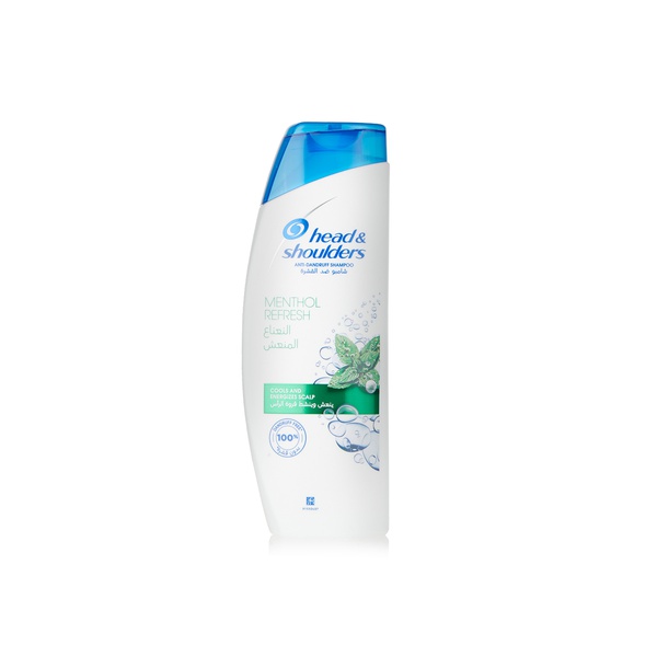 Head & Shoulders menthol refresh anti-dandruff shampoo 400ml - Spinneys UAE