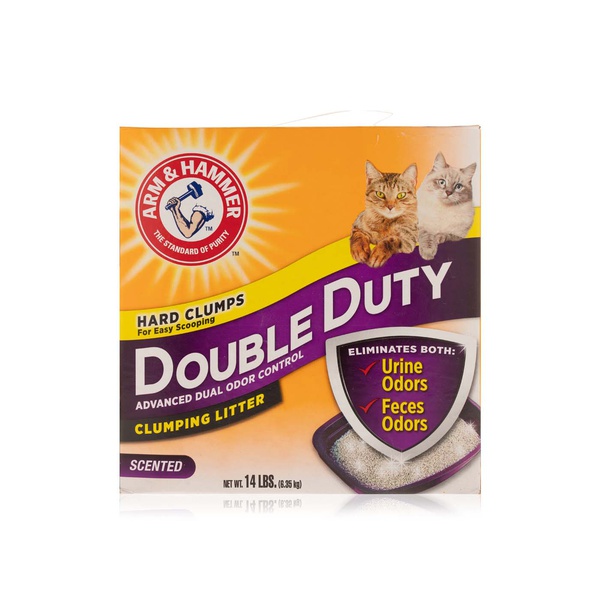 Buy Arm & Hammer double duty clumping cat litter 6.35kg in UAE