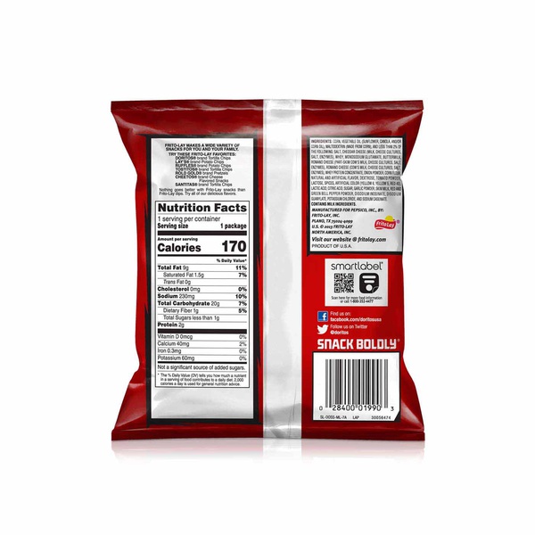 Doritos Nacho Cheese Tortilla Chips 31.8g