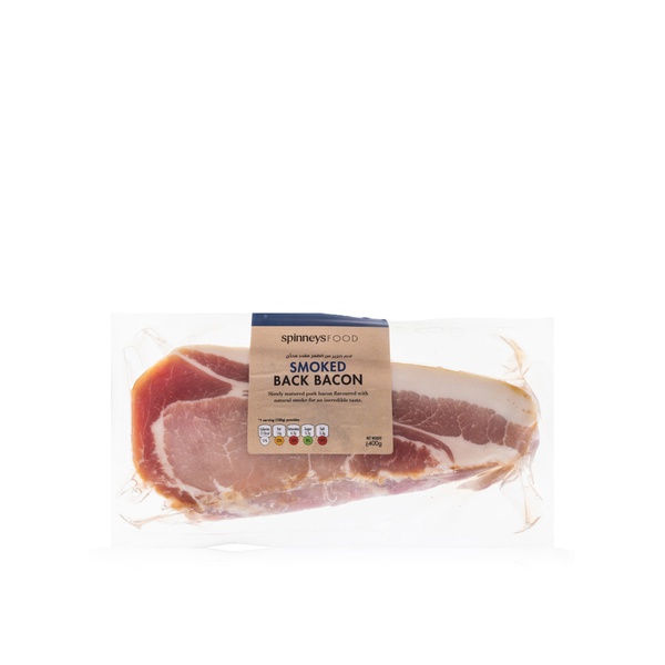 Spinneysfood Smoked Back Bacon 300g