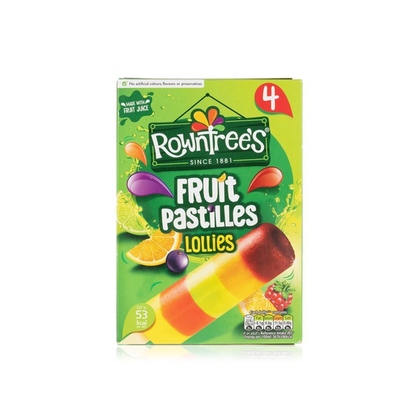 Rowntree's Fruit Pastilles Lollies 4x65ml - Spinneys UAE