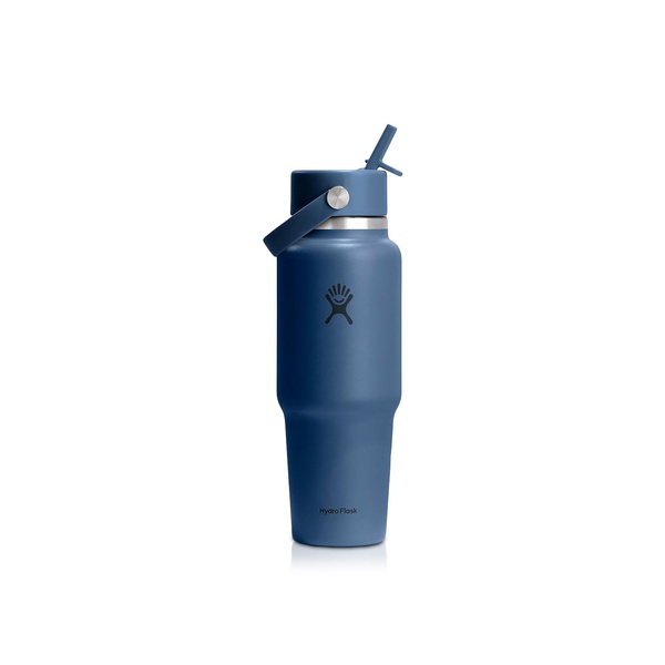 Hydro Flask Travel Bottle Blue Wide Mouth 950ml