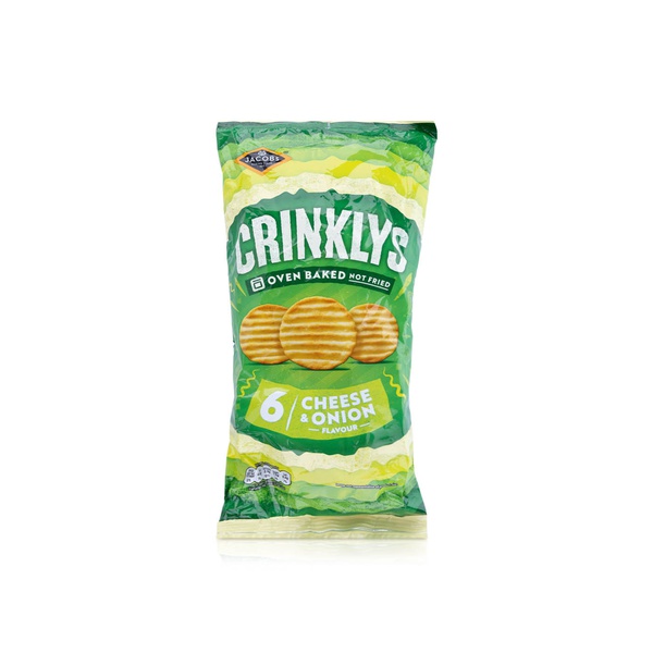 Jacob's Crinklys Cheese and Onion 23g 6 Pack