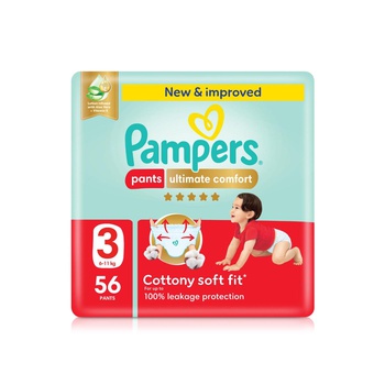 Pampers Ultimate Comfort Pants Size 3 x 56