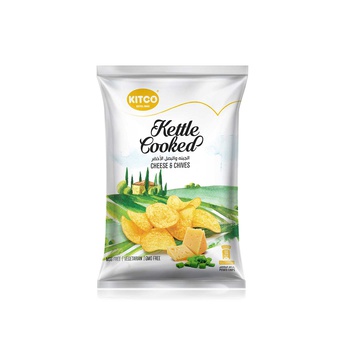 Kitco Kettle Cooked Cheese & Chives Crisps 150g