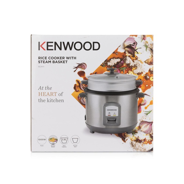 Kenwood 2-in-1 Rice Cooker with Steam Basket 2.8 Litre