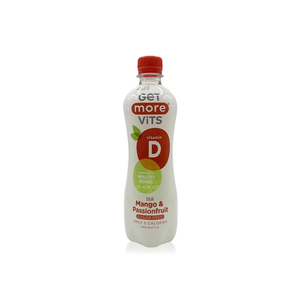 Buy Get More Vits vitamin D still mango and passionfruit drink 500ml in UAE