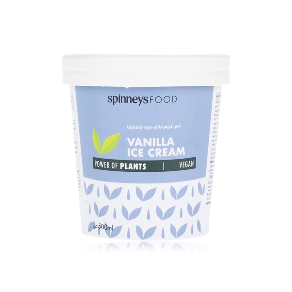 Buy SpinneysFOOD Vegan Vanilla Ice Cream 500ml in UAE