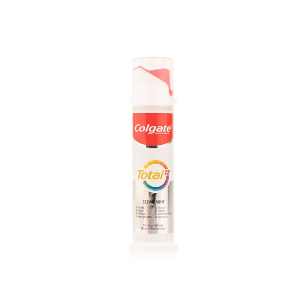 Buy Colgate total advanced whitening toothpaste pump 100ml in UAE