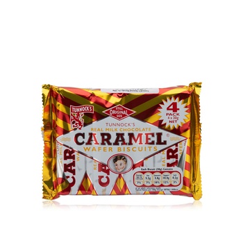 Tunnocks Caramel Biscuits 4 Pack 120g