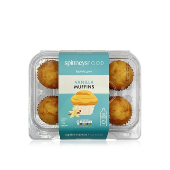 Spinneysfood Vanilla Muffins 270g