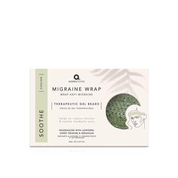 Aroma Home Gel Warming Migraine Band Green