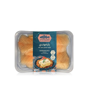 Naqua Red Sea Barramundi Skinless Fillet 400g