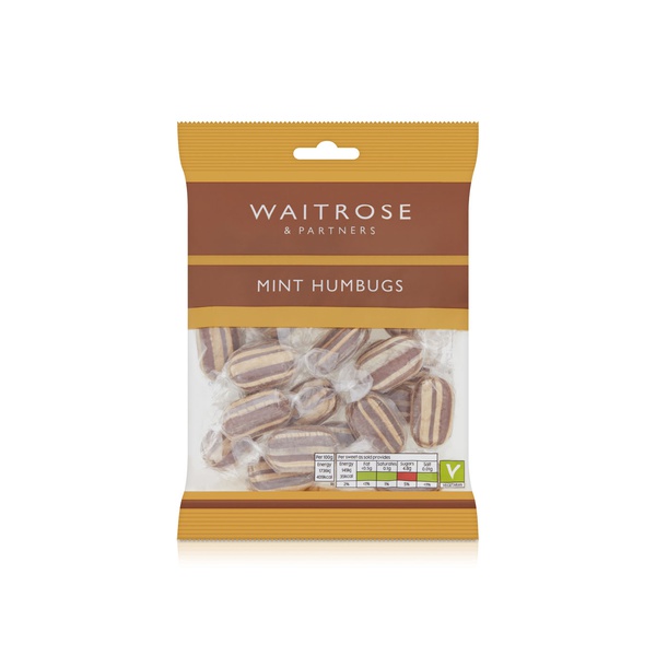 Waitrose Mint Humbugs 225g