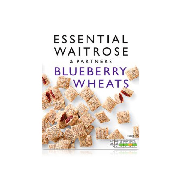 Waitrose Essentials Blueberry Wheats 500g