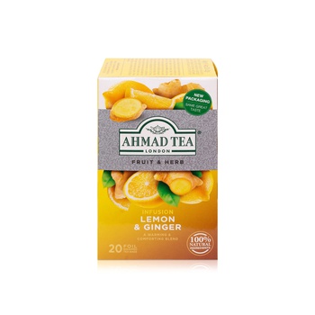 Ahmad Tea Lemon & Ginger Infusion Tea Bags x 20