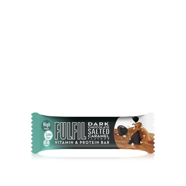 Fulfil Dark Chocolate Salted Caramel Vitamin and Protein Bar 55g