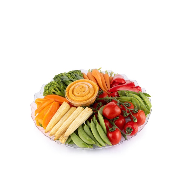Premium Snack Veg Hummus Platter