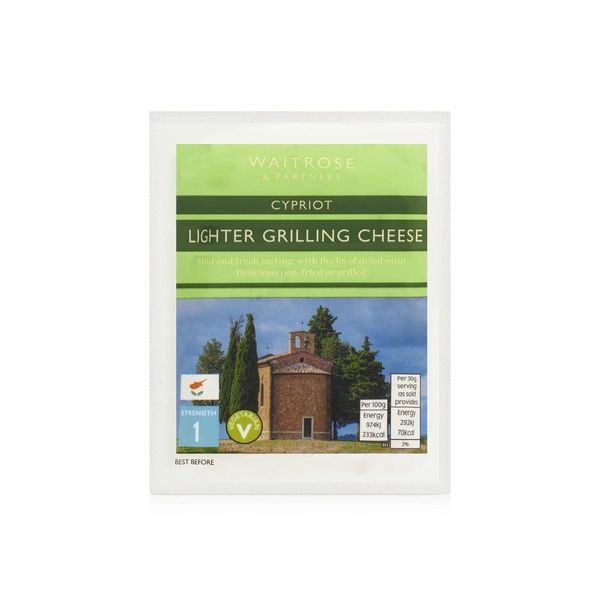 Waitrose Essential Cypriot Halloumi Cheese 30% Reduced Fat 250g