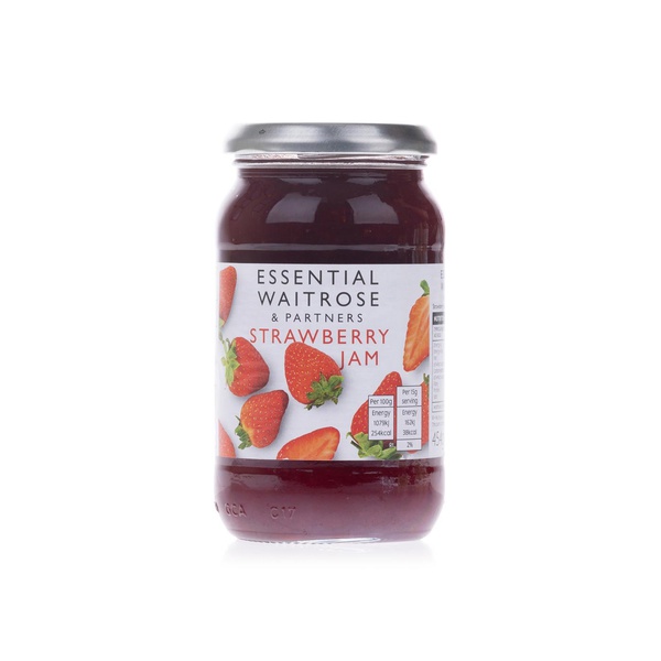 اشتري Waitrose essential strawberry jam 454g في الامارات