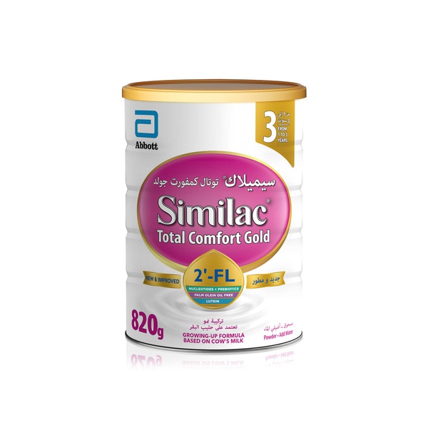 Buy Similac total comfort gold milk formula stage 3 820g in UAE