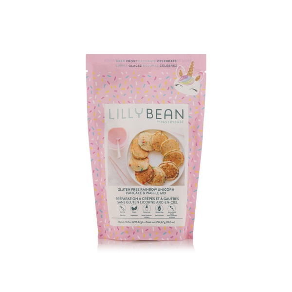 Pastrybase Lillybean Gluten-Free Rainbow Unicorn Pancake and Waffle Mix 227g