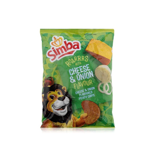 Simba cheese and onion flavoured potato chips 120g Spinneys UAE