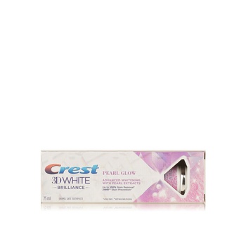 Crest 3D White Deluxe Whitening Toothpaste Pearl Glow 75ml