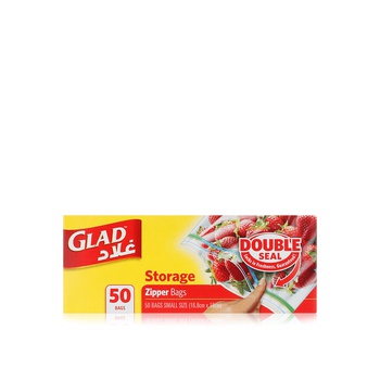 Glad Zipper Storage Bags x 50