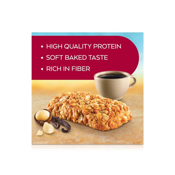 Atkins Soft Baked Energy Bar Vanilla Macadamia Nut X 5 250g