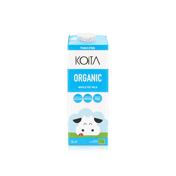 Koita Organic Whole Milk with Vitamin a and D3 1 litre